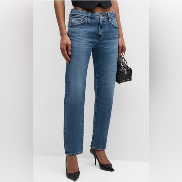 AG Ex Boyfriend Slouchy Slim Cropped Jean - Picture 1 of 7